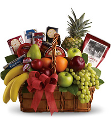 Bon Vivant Gourmet Basket from Designs by Dennis, florist in Kingfisher, OK